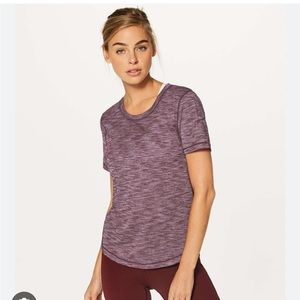 Lululemon long distance short sleeve top